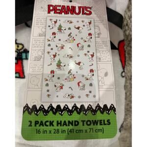 Peanuts Snoopy Hand Towels - Set of Two - NWT